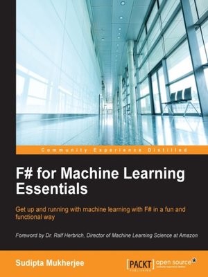 cover image of F# for Machine Learning Essentials